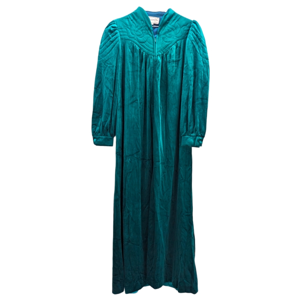 SOLD NWT Christian Dior Vintage Velvet Lounge Wear Large